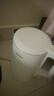 美的（Midea）电热水壶家用烧水壶泡茶0涂层食品级304不锈钢自动断电双层防烫全钢无缝1.5L大容量 MK-HJ1566 实拍图