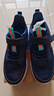 特步（XTEP）儿童童鞋男女童中大童大网眼魔术贴跑鞋 深邃蓝/海湾蓝 36 实拍图