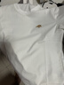 PRIDEME夏季薄款轻奢欧货冰丝光棉无痕压胶休闲t恤男短袖修身半袖男上衣 BNS2395-白色 M 【体重建议：100-120斤】 实拍图