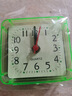 闹钟时尚简约宿舍床头神器迷你小闹钟家用儿童创意可爱便宜时钟表 绿色+5号电池 实拍图