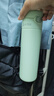 米家保温杯弹盖保温杯保冷杯480ml旅行便携不锈钢车载水杯竹绿色 实拍图