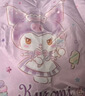 Hello Kitty儿童罩衣反穿衣宝宝吃饭围兜画画衣防水围裙饭兜 U4053紫色 M码  实拍图