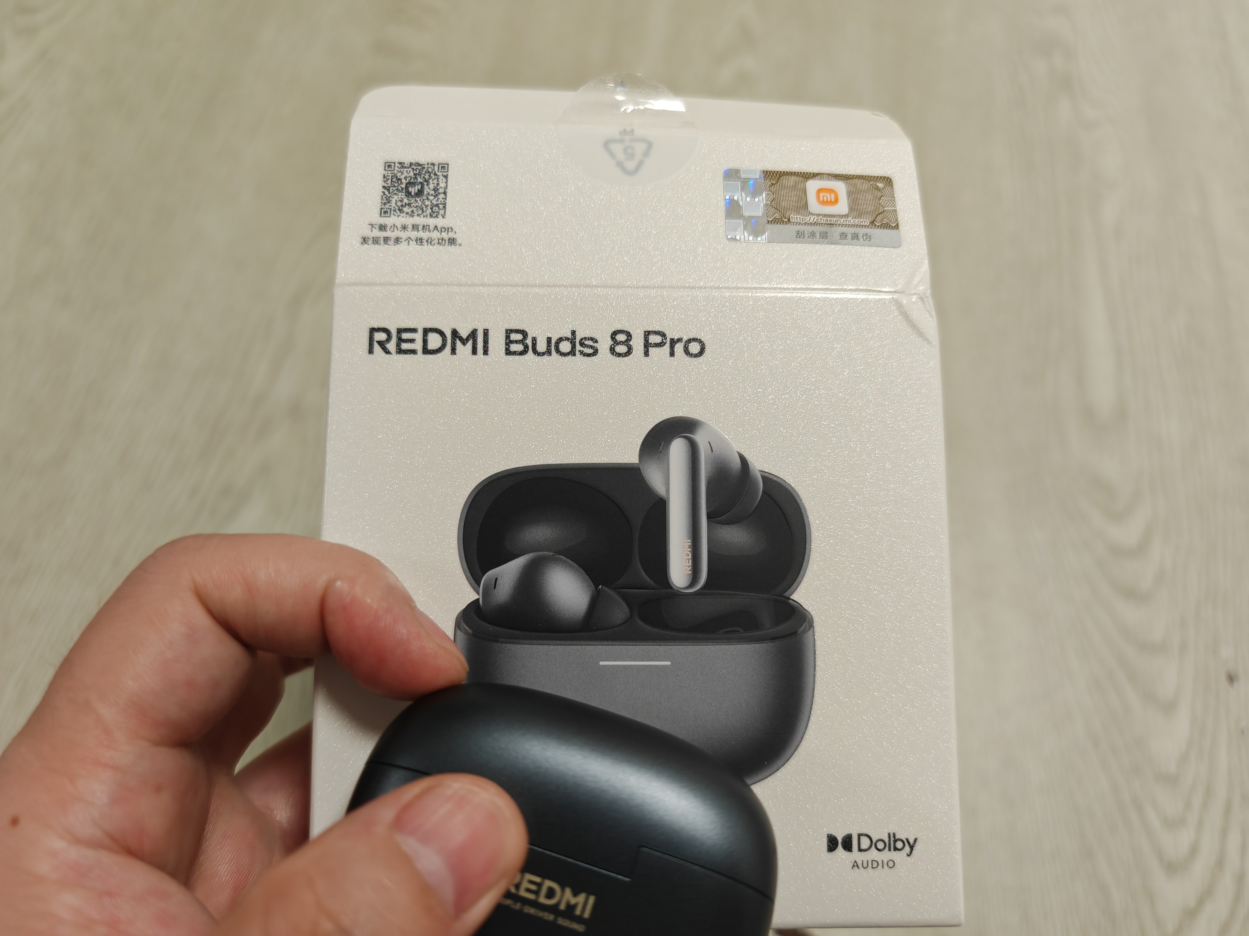小米（MI）REDMI Buds 8 Pro 红米真无线蓝牙耳机 降噪入耳式 智能超长续航 适用于安卓苹果手机 玄悟黑 实拍图