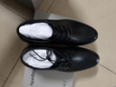 红蜻蜓真皮男鞋春夏舒适商务休闲皮鞋高级正装德比鞋婚鞋WTA7376黑色43 实拍图
