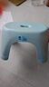 换鞋凳小凳子座椅小板凳可叠放加厚塑料凳高级感儿童学生寝室矮凳 天空蓝2个 实拍图