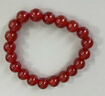 石玥珠宝收藏级8mm红玛瑙手串本命年转运珠水晶玛瑙手链男女士款 实拍图