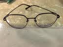 依视路（ESSILOR） 钻晶系列高清耐磨防蓝光近视超薄镜片专业配度数眼镜架男女镜框 钛+金属-全框-4023BK-黑色 镜框+依视路A4防蓝光1.56现片 实拍图