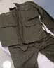 鸣固 工作服套装男春秋加厚劳保服汽修电焊工防烫耐磨工地建筑工装 军绿套装 185 实拍图