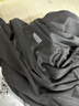 佐尚鸟休闲裤子男夏季冰丝薄款工作上班耐脏运动阔腿长裤直筒宽松男裤 黑色+深灰 3XL -建议150-165斤左右 实拍图