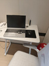 汤能优品电脑桌台式家用电竞游戏桌简约卧室书桌办公学习桌学生写字小桌子 【桌椅套装】暖白80CM+乳胶椅 实拍图