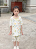 纤丝鸟（TINSINO）童装女童睡衣儿童夏季薄款纯棉家居服套装宝宝居家空调服 晒单实拍图