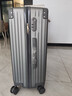 梵地亚行李箱多功能箱包拉杆箱学生大容量旅行密码箱皮箱杯架灰色24英寸 实拍图