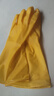 加厚牛筋乳胶皮橡胶手套劳保耐用洗衣洗碗手套女家用防水厨房清洁 S码 1双【加厚牛筋】60克 实拍图