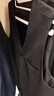 海派浩宇 西装马甲男修身商务正装马褂无袖高级感西服马夹背心职业装坎肩 黑色马甲 2XL (180) 推荐65-72KG 实拍图