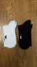 安德玛（Under Armour）篮球袜子 运动袜男女 跑步羽毛球防臭袜中筒棉袜 组合色L码三双装 实拍图