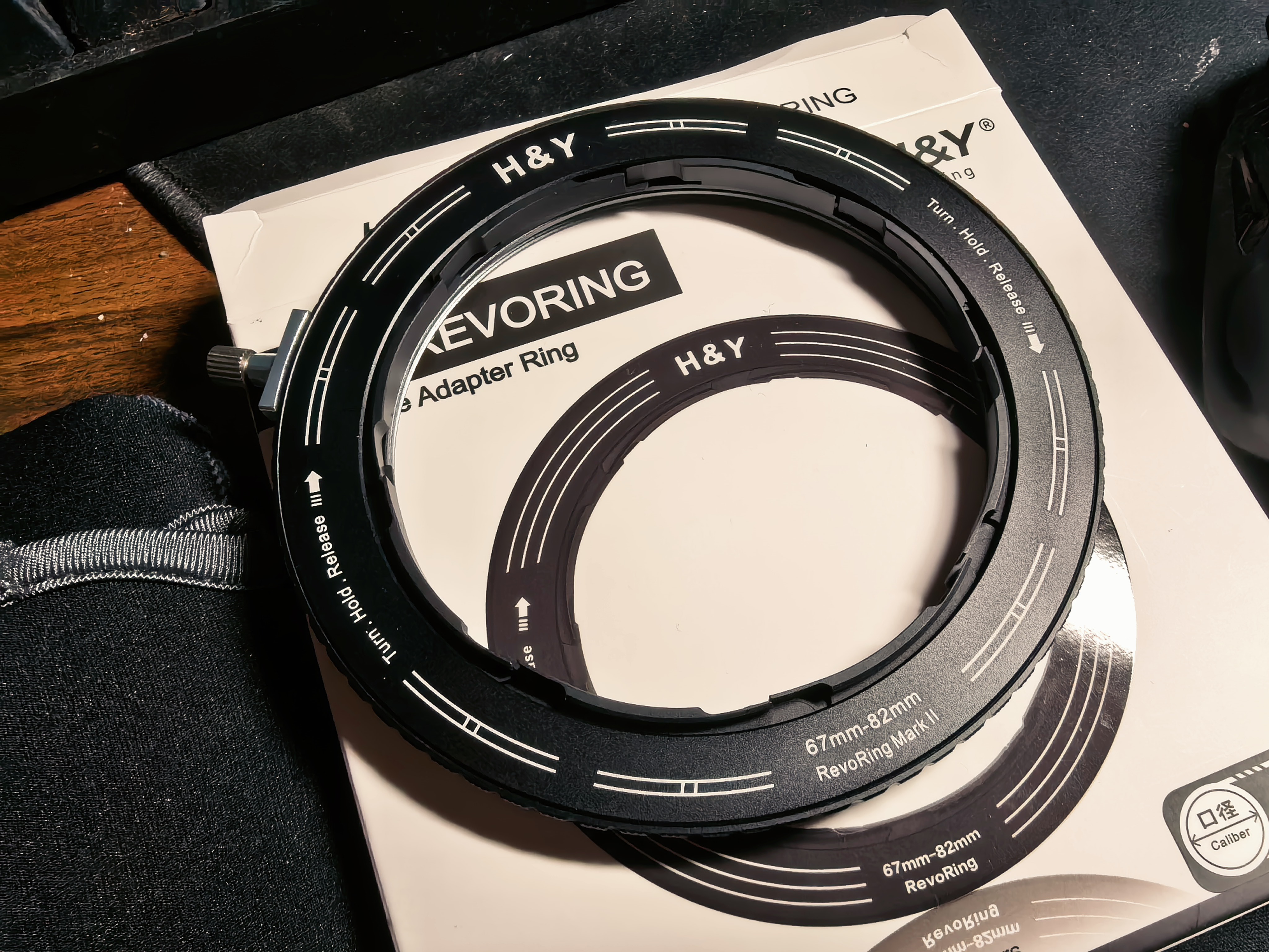 H&Y滤镜转接环 可调转接环 可变口径 67 72 77 82mm  RevoRing 适用于索尼佳能尼康富士相机微单镜头 【新】可调转接环         （热销） 通用 67~82mm口径镜头（安 实拍图