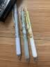 晨光（M&G）文具东方花语系列0.5mm黑色顺畅按动速干中性笔高颜值作业刷题学生水中性笔3支/套AGPJ7215A 实拍图