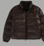 Abercrombie & Fitch男装25秋冬新款美式双拉链LOGO立领羽绒服外套132-5199 棕色 S (175/92A) 实拍图