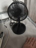 电风扇伸缩折叠小风扇宿舍家用静音充电型办公台式USB桌面宿舍大风力夏台面落地两用折叠电风扇 颜色随机 直插款无档位开关1个装 实拍图