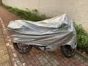 轩沁轩香电动车车衣车罩摩托车防晒防雨罩电瓶车防尘罩踏板自行车雨衣盖布 XL适用车长【2m-2.2m】 实拍图