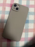 奶小鸭 适用苹果14plus手机壳 iphone14plus保护套镜头全包液态硅胶超薄防摔简约软壳男女款 钛金色 实拍图