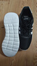 阿迪达斯（adidas）男鞋跑步鞋运动鞋轻便减震防滑休闲鞋 黑/白 42 实拍图
