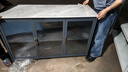 帅仕（shuaishi）厨房置物架落地岩板餐边收纳柜橱柜微波炉烤箱锅具储物架碗柜用具 【免钉安装】灰3层120长45深-可调高丨特厚强承重 实拍图