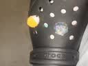 卡骆驰（CROCS）厚底云朵洞洞鞋户外休闲时尚一脚蹬沙滩鞋拖鞋 206750 206750-001 36 -37 实拍图
