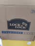 乐扣乐扣（LOCK&LOCK） 格拉斯耐热玻璃保鲜盒 微波炉烤箱加热冰箱收纳带饭便当饭盒 正方形LLG205  300ml 实拍图