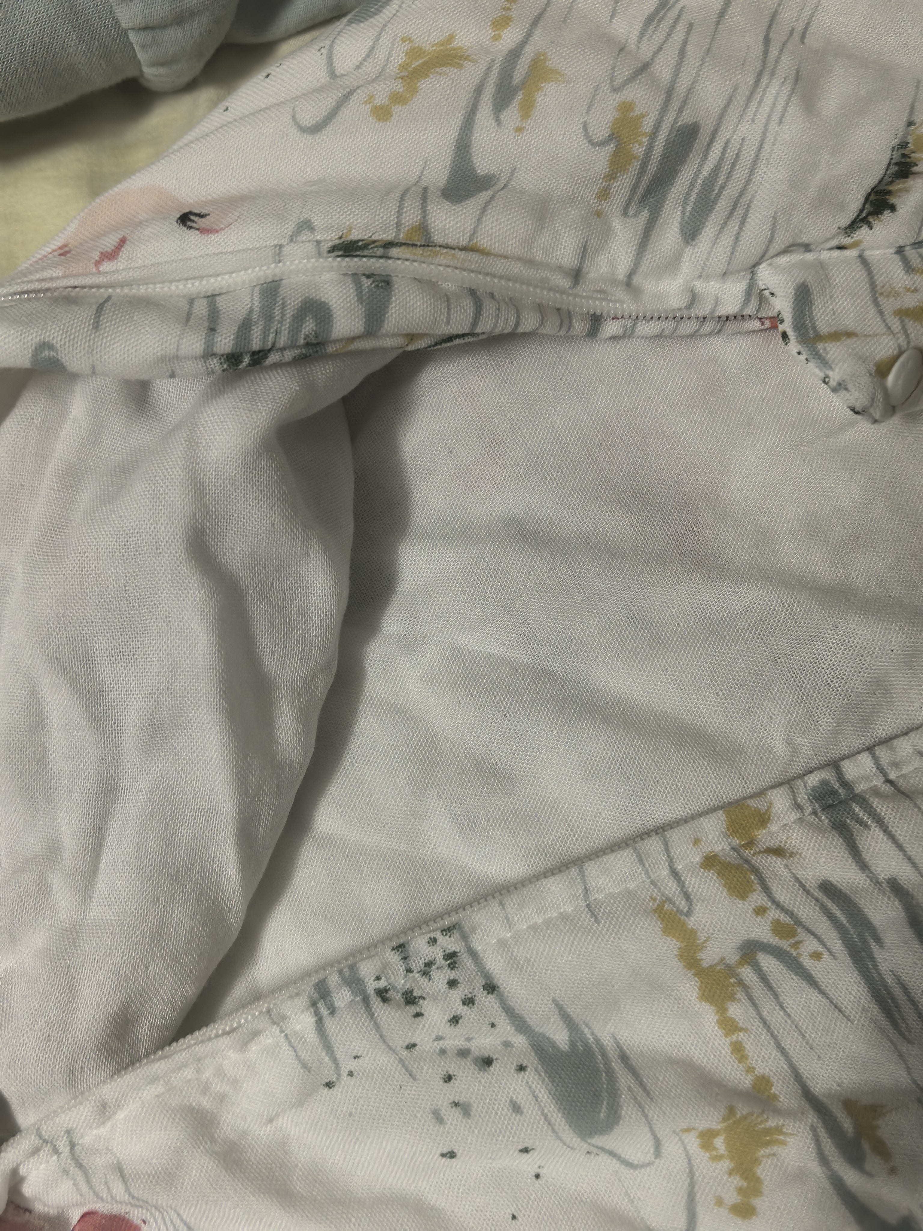 Cutelife婴儿睡袋竹棉纱布分腿睡袋双层短袖夏季透气婴幼儿童四季用防踢被 【新品-四层竹棉】浅滩火烈鸟(室温24-26度) 90码 /身高85-95cm【18个月-2.5岁】 实拍图