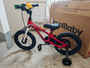 优贝（RoyalBaby）儿童自行车男女镁合金单车 月亮系列3-5岁 宇航员14寸 红色 实拍图