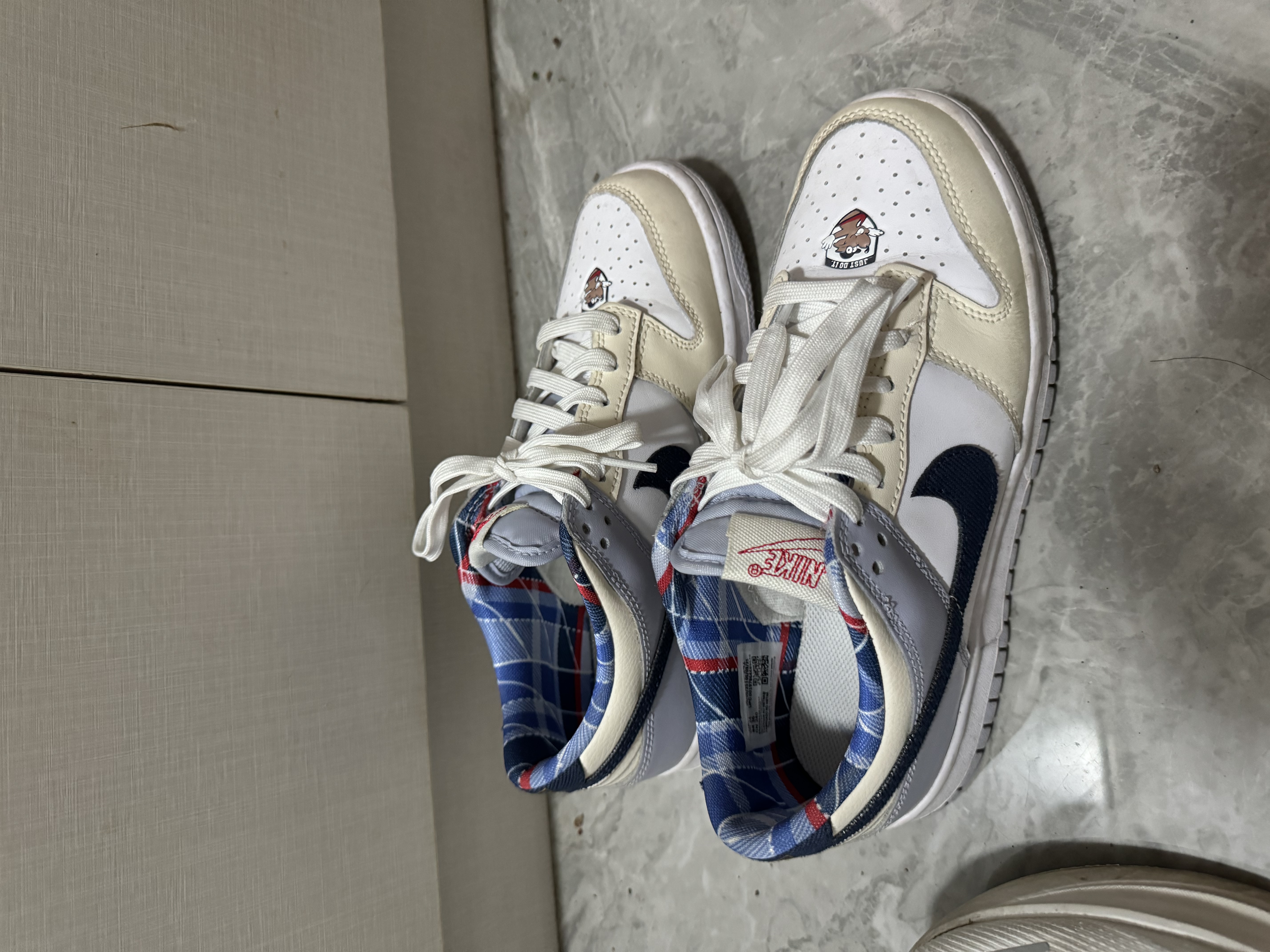 耐克女子休闲鞋板鞋 DUNK 百搭高中生运动鞋IH7343-141白蓝紫38 实拍图