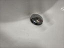 潜水艇（Submarine）CQ-9铜镀铬面盆弹跳下水器洗手盆漏水塞子过滤头发杂物 大蘑菇头 实拍图