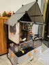 蔻丝鸟笼子鹦鹉大号少溅家用玄凤虎皮小太阳牡丹可洗澡生态别墅鸟笼 超大号72*36*117-双列两层带屋顶-2-4鹦鹉 玩乐10件套：防溅款+秋千+云梯 实拍图