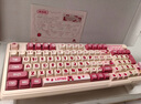 迪士尼草莓熊蓝牙无线键盘三模有线粉色静音键盘鼠标套装高颜值女生办公键鼠打字游戏电脑笔记本IPad通用 草莓熊D98【有线键盘】 实拍图