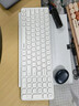 雷柏（Rapoo）9300S 99键无线/蓝牙多模键鼠套装 刀锋超薄紧凑便携无线键盘 支持Windows/MacOS双系统 白色 实拍图