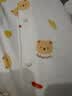 贝瑞加（Babyprints）宝宝衣服纯棉连体衣对开哈衣长袖四季内衣卡通爬服 糖果小熊80 实拍图