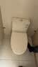九牧（JOMOO） 马桶 卫浴节水防臭小户型坐便器 缓降快拆盖板劲冲抗菌马桶 【无棱大冲力】11396-305坑 实拍图