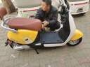 立马（LIMA）电动摩托车MINI 至高74KM长续航电瓶车CHILWEE电池60V长续航通勤电动车 柠檬密黄 实拍图