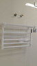 京东京造暖云Wide免打孔电热毛巾架浴室卫生间置物架碳纤维烘干柔雾白右 实拍图