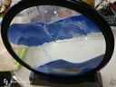 赞璐桐流沙画摆件解压沙酒柜电视柜办公桌面装饰品送朋友艺术创意礼品 星空蓝 中号+底座 实拍图