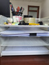 得力（deli）可折叠金属文件框栏文件篮文件托盘书立架多层办公桌面档案收纳盒文件筐置物架四层白色PB116 实拍图