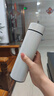 【京东物流配送】智能显温保温杯不锈钢高颜值保热保冷 优雅白480ml304 实拍图