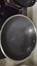 炊大皇炒锅有钛0氟不粘锅316L不锈钢不粘平底炒锅34cm 实拍图