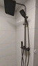四季沐歌精铜龙头淋浴花洒套装枪灰增压花洒喷头全套手持花洒浴室淋浴器 【电镀款】精铜主体+雨幕顶喷A109 实拍图