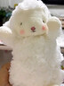 海湾兔Bunnies 小羊玩偶公仔安抚抱睡布娃娃动物毛绒玩具送生日新年礼物 824158黄色系胡萝卜围兜 含羊 17cm 实拍图