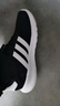 阿迪达斯（adidas）男鞋跑步鞋运动鞋轻便减震防滑休闲鞋 黑/白 43 实拍图