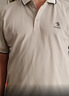 啄木鸟（TUCANO）短袖t恤男撞色翻领polo打底衫商务时尚休闲百搭上衣男装卡其2XL 实拍图