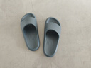朴西香蕉船凉拖鞋女士浴室不易滑居家室内四季情侣拖鞋男 深灰 40-41 实拍图