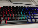 前行者GX 87/104键真机械手感游戏键盘鼠标套装有线静音薄膜键鼠台式电脑网吧笔记本办公背光USB外接外设 黑色-彩虹光键盘【加厚升级版】 实拍图